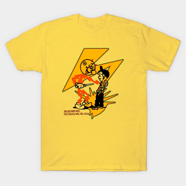 Electricity Bad Brains T-Shirt by tamzelfer